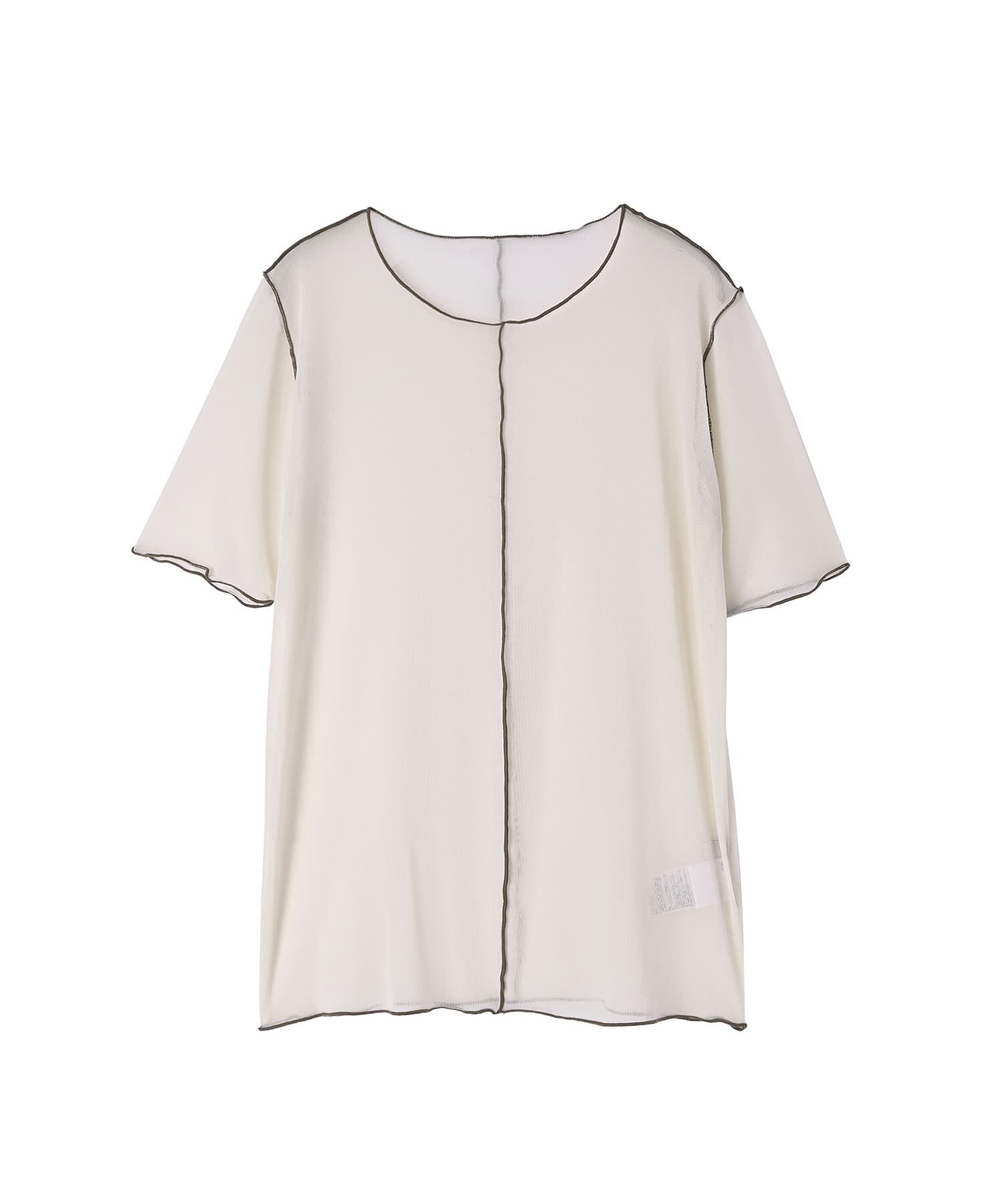 STYLE DELI「トリミング半袖シアートップス」|Tシャツ・カットソー|