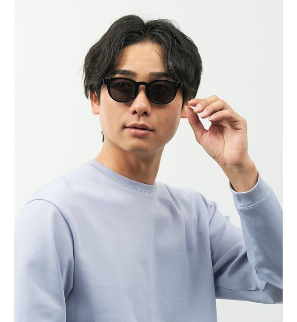  「【WEB限定】SUNCUTGlasses/UV100%CUT ウェリントン型サングラス | カラーレンズ 太縁 紫外線対策 UVカット」|サングラス|