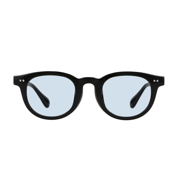  「【WEB限定】SUNCUTGlasses/UV100%CUT ウェリントン型サングラス | カラーレンズ 太縁 紫外線対策 UVカット」|サングラス|