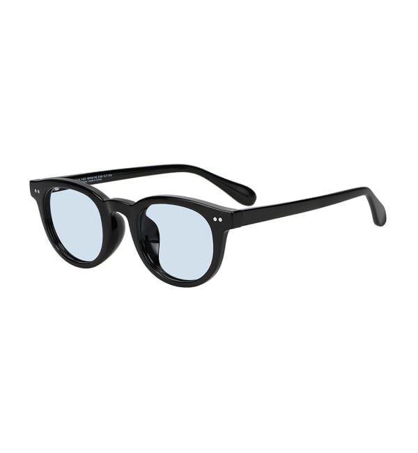  「【WEB限定】SUNCUTGlasses/UV100%CUT ウェリントン型サングラス | カラーレンズ 太縁 紫外線対策 UVカット」|サングラス|