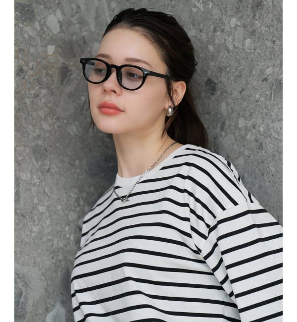  「【WEB限定】SUNCUTGlasses/UV100%CUT ウェリントン型サングラス | カラーレンズ 太縁 紫外線対策 UVカット」|サングラス|