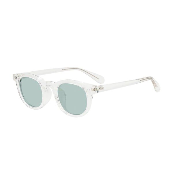  「【WEB限定】SUNCUTGlasses/UV100%CUT ウェリントン型サングラス | カラーレンズ 太縁 紫外線対策 UVカット」|サングラス|