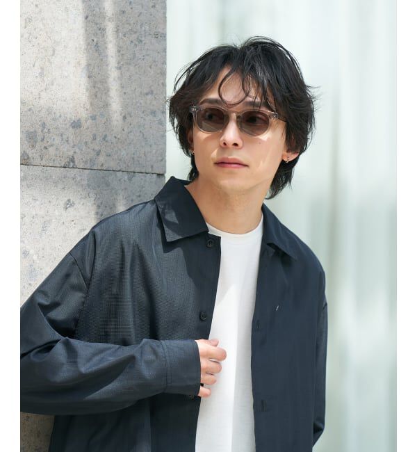  「【WEB限定】SUNCUTGlasses/UV100%CUT ウェリントン型サングラス | カラーレンズ 太縁 紫外線対策 UVカット」|サングラス|