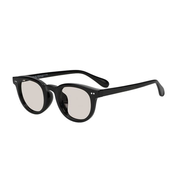  「【WEB限定】SUNCUTGlasses/UV100%CUT ウェリントン型サングラス | カラーレンズ 太縁 紫外線対策 UVカット」|サングラス|