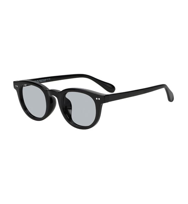  「【WEB限定】SUNCUTGlasses/UV100%CUT ウェリントン型サングラス | カラーレンズ 太縁 紫外線対策 UVカット」|サングラス|