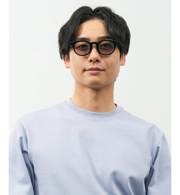  「【WEB限定】SUNCUTGlasses/UV100%CUT ウェリントン型サングラス | カラーレンズ 太縁 紫外線対策 UVカット」|サングラス|
