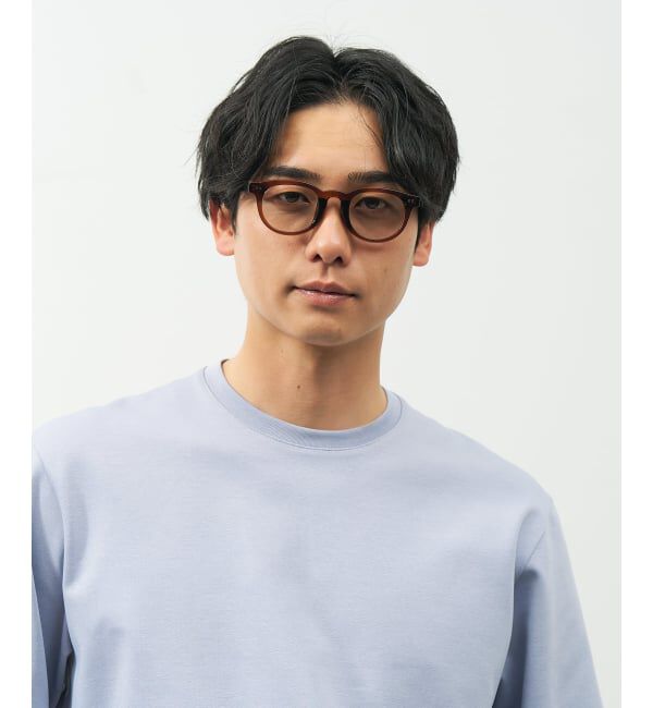  「【WEB限定】SUNCUTGlasses/UV100%CUT ウェリントン型サングラス | カラーレンズ 太縁 紫外線対策 UVカット」|サングラス|
