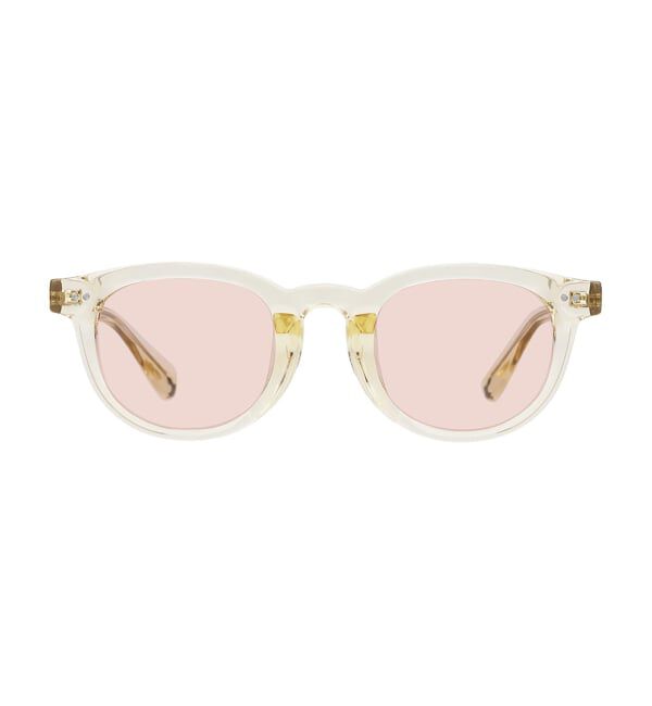  「【WEB限定】SUNCUTGlasses/UV100%CUT ウェリントン型サングラス | カラーレンズ 太縁 紫外線対策 UVカット」|サングラス|