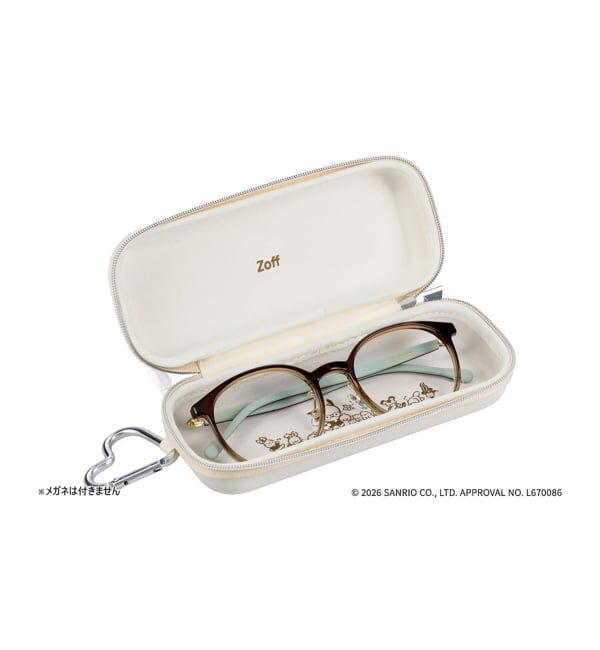 Off-White サングラス　ケース　箱付き Zoff｜POCHACCO メガネケース｜サングラスケース 小物入れ オシャレ