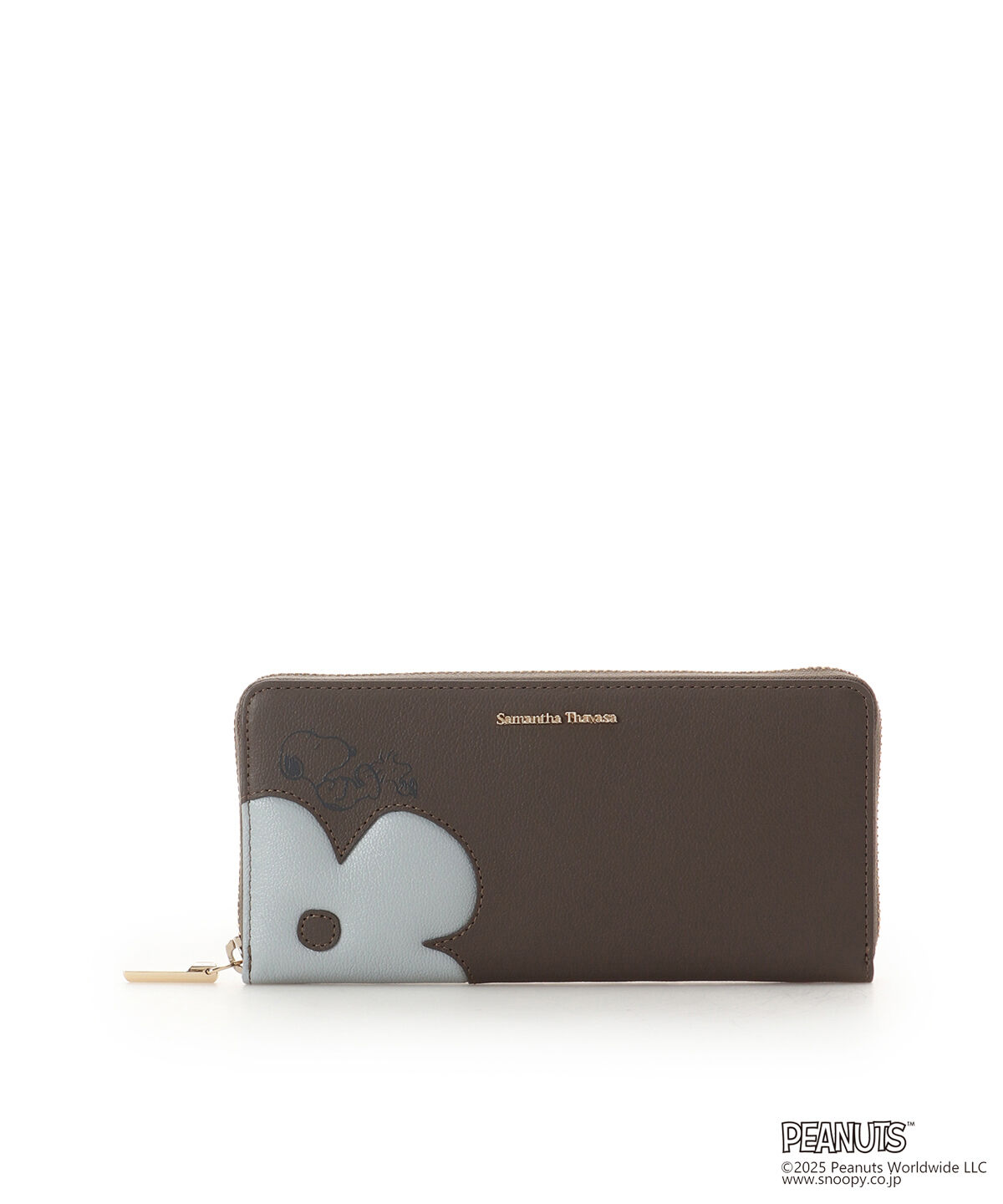 Samantha Thavasa「「スヌーピー」コレクション 長財布」|財布|グレージュ