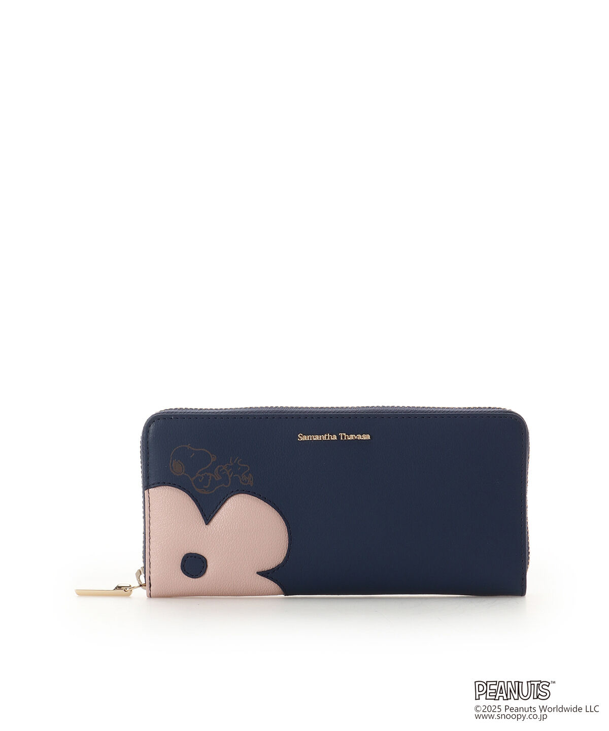 Samantha Thavasa「「スヌーピー」コレクション 長財布」|財布|ネイビー