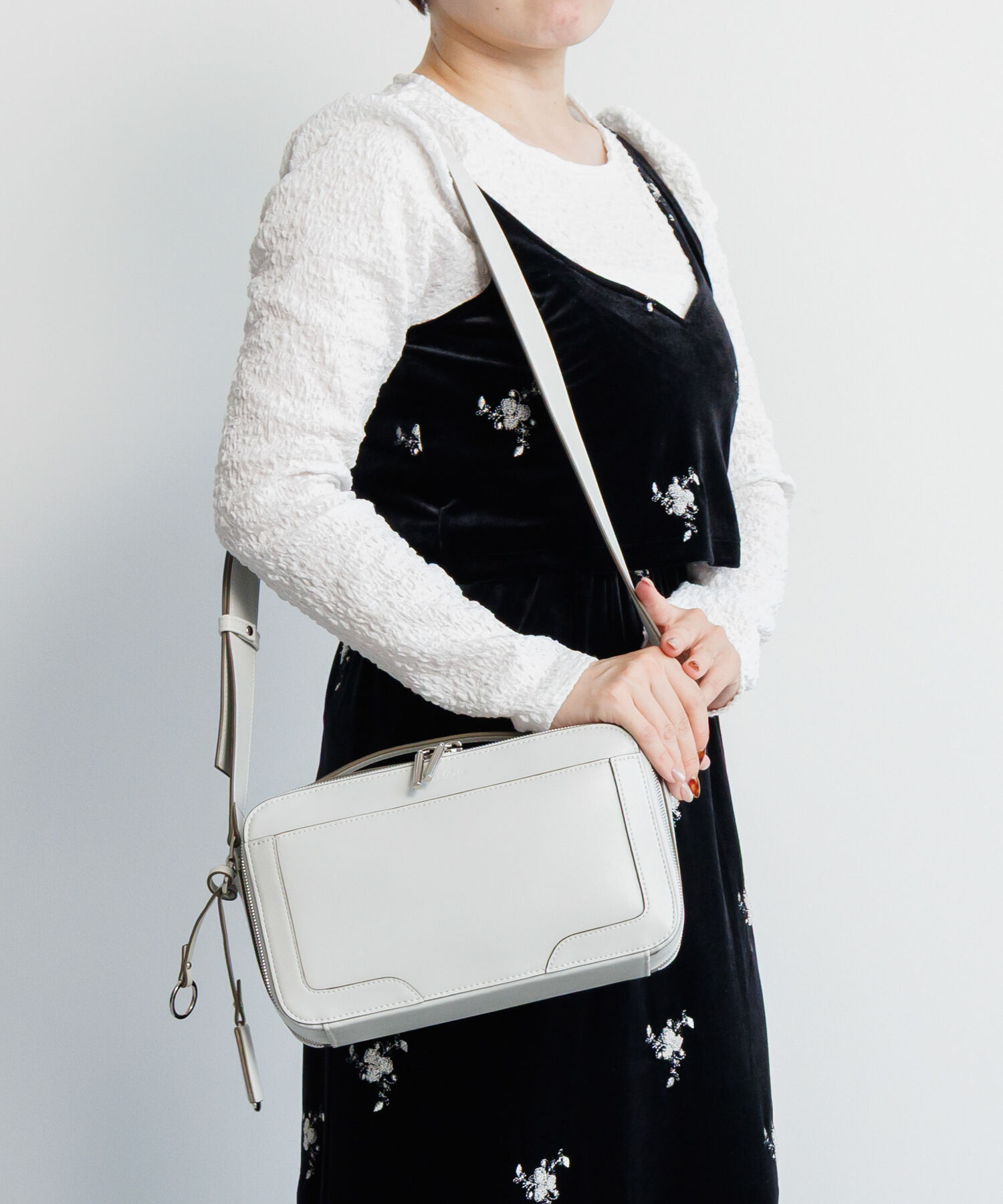Jewelna Rose「Jewelna Rose オタハピ ミニバッグ NEO ショルダーバッグ 65621」|ショルダー・メッセンジャー|アイスグレー