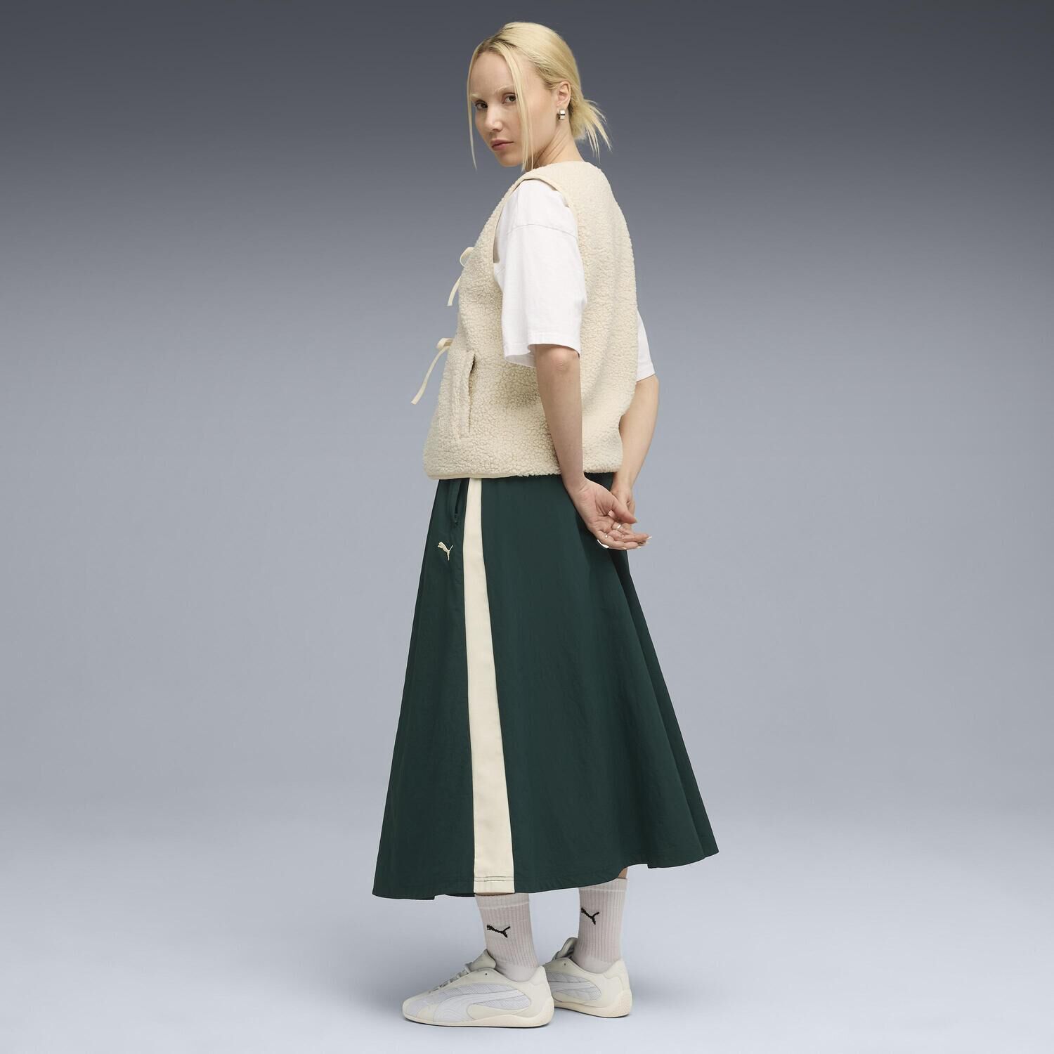 PUMA「【PUMA ｳｪｱ】W W.ESS POLAR FLEECE GILE」|ポロシャツ|