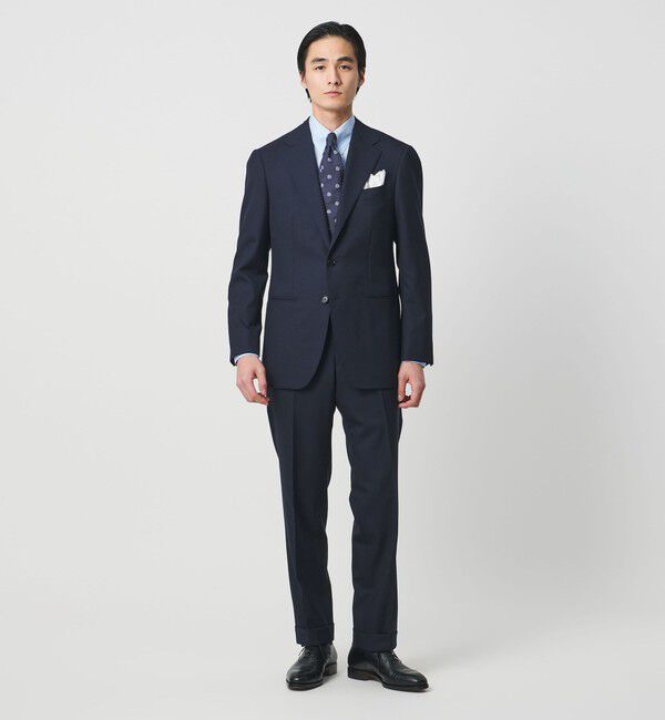UNITED ARROWS「イージーケア AG ブルーストライプ タブカラー シャツ ー抗菌防臭ー」|シャツ・ブラウス|