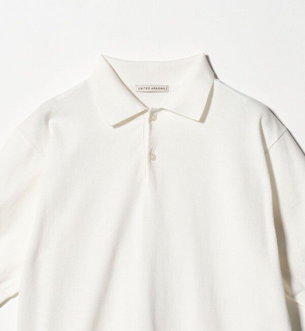 UNITED ARROWS「ショートスリーブ ニットポロシャツ UA COZY ウォッシャブル 抗菌防臭」|ポロシャツ|
