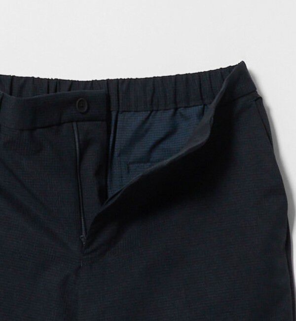 UNITED ARROWS「COOL DOTS プリント ノープリーツ テーパード パンツ UA COZY ウォッシャブル 2WAYストレッチ」|スラックス|