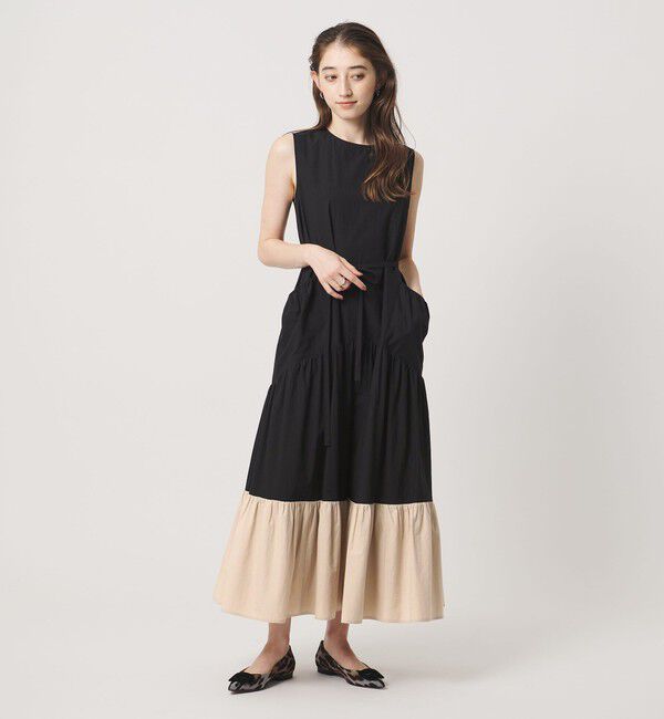 UNITED ARROWS「ポケット ティアード マキシ ワンピース」|ワンピース|