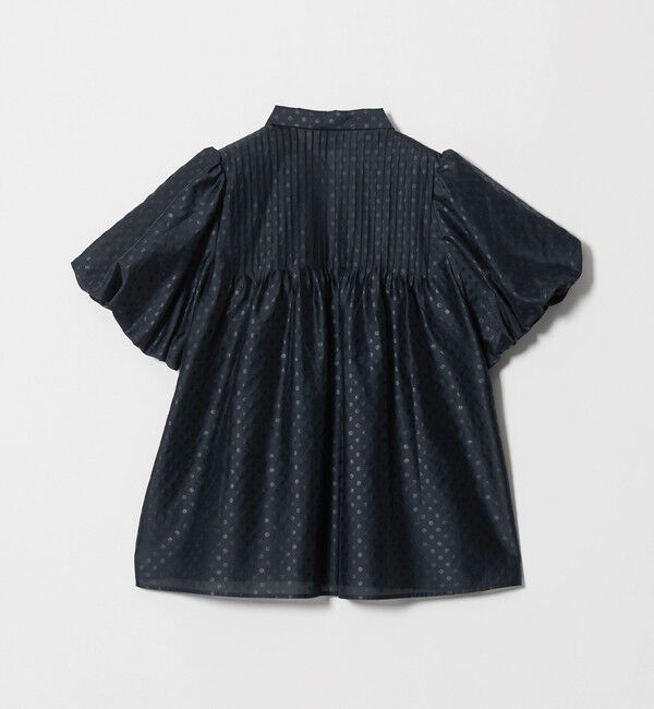 UNITED ARROWS「ドットエンボス ピンタック ブラウス ‐ウォッシャブル‐」|シャツ・ブラウス|