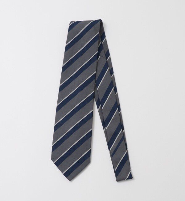 UNITED ARROWS「＜STEFANO BIGI＞レジメンタル ネクタイ」|ネクタイ・蝶ネクタイ|MD.GRAY