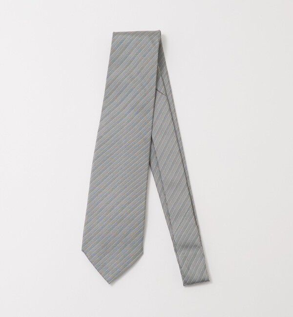 UNITED ARROWS「＜STEFANO BIGI＞ヘリンボーン ネクタイ」|ネクタイ・蝶ネクタイ|SILVER