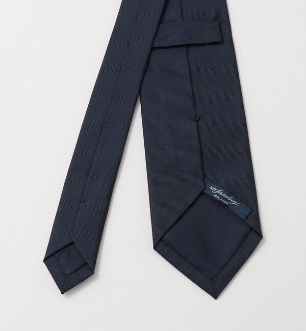 UNITED ARROWS「＜STEFANO BIGI＞ネイビー ソリッド ネクタイ」|ネクタイ・蝶ネクタイ|