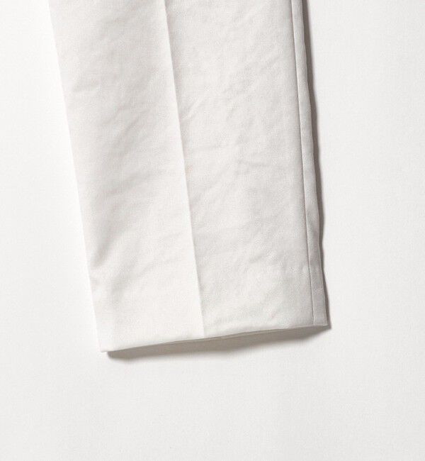 UNITED ARROWS「シャイニー スリム パンツ OFF WHITE ‐ストレッチ ウォッシャブル‐」|スラックス|