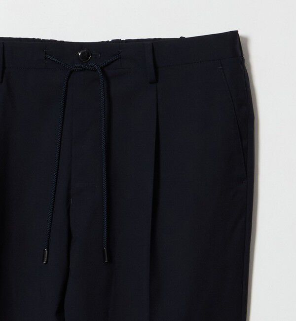 UNITED ARROWS「＜SOVEREIGN＞ウール トロピカル ハーフギャザー イージースラックス」|チノ|