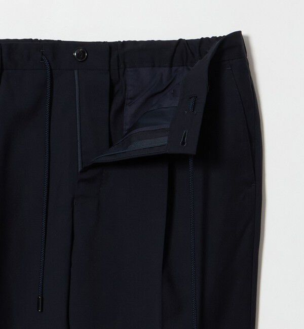 UNITED ARROWS「＜SOVEREIGN＞ウール トロピカル ハーフギャザー イージースラックス」|チノ|