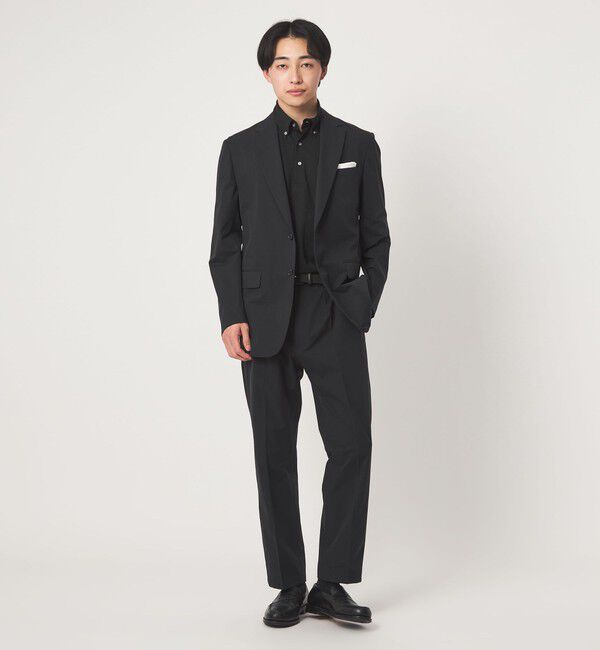 UNITED ARROWS green label relaxing「DUADRY clean バーズアイ ボタンダウン ビズポロ ポロシャツ -吸水速乾・抗菌-」|ポロシャツ|