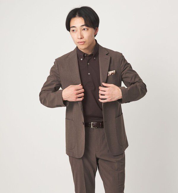 UNITED ARROWS green label relaxing「DUADRY clean バーズアイ ボタンダウン ビズポロ ポロシャツ -吸水速乾・抗菌-」|ポロシャツ|