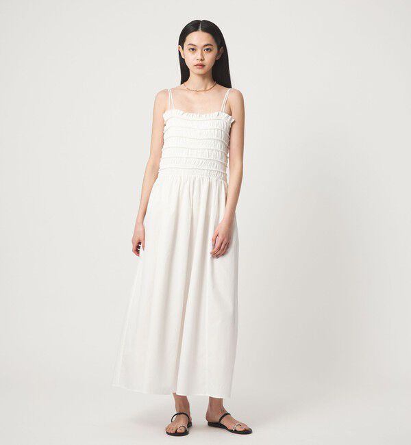 EMMEL REFINES「＜EMMEL REFINES＞EM シャーリング キャミ ワンピース」|ワンピース|