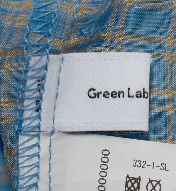 UNITED ARROWS green label relaxing「シースルー チェック シャツ / キッズ  100cm-130cm」|シャツ・ブラウス|