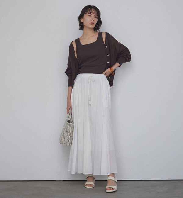 UNITED ARROWS green label relaxing「デコルテタンクトップ / カップインナー」|タンクトップ|