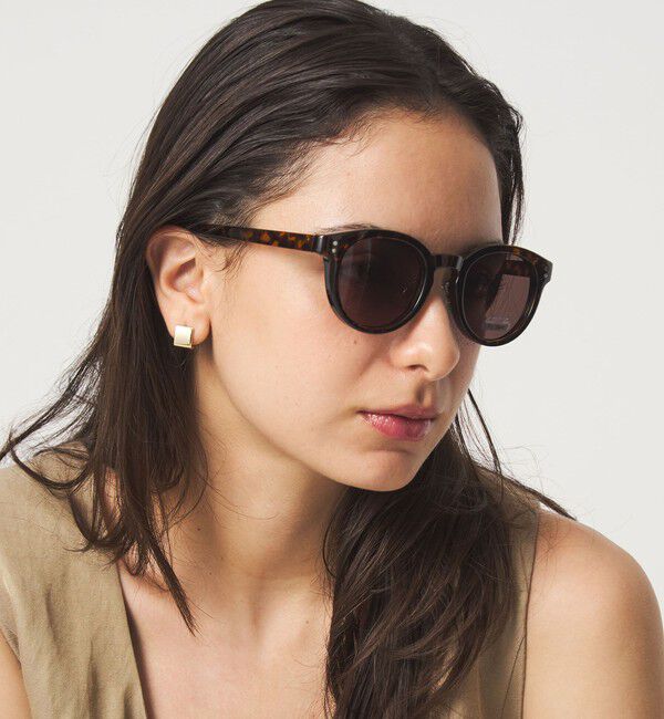 UNITED ARROWS green label relaxing「ボリューム ボストンカラー レンズ メガネ」|メガネ|