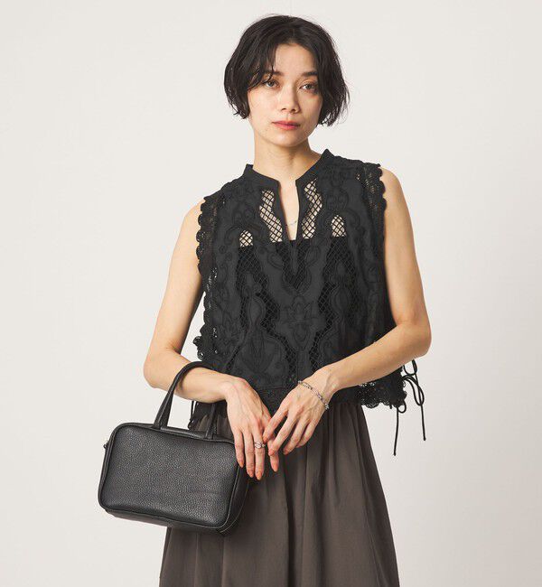green label relaxing新品タグ付エンブロイダリー ベスト エンブロイダリー ベスト（UNITED ARROWS green label relaxing