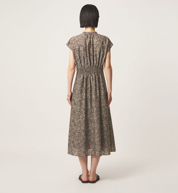 UNITED ARROWS green label relaxing「シアー タック フレア フレンチスリーブ ワンピース」|ワンピース|