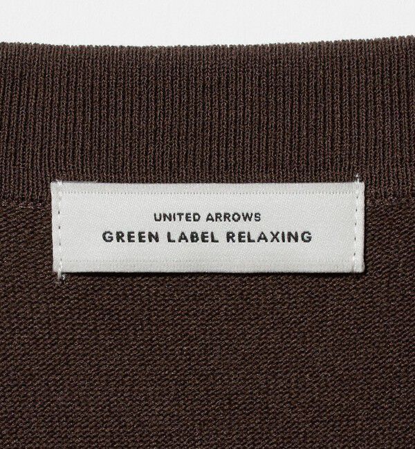 UNITED ARROWS green label relaxing「フリル ポロニット」|ニット・セーター|