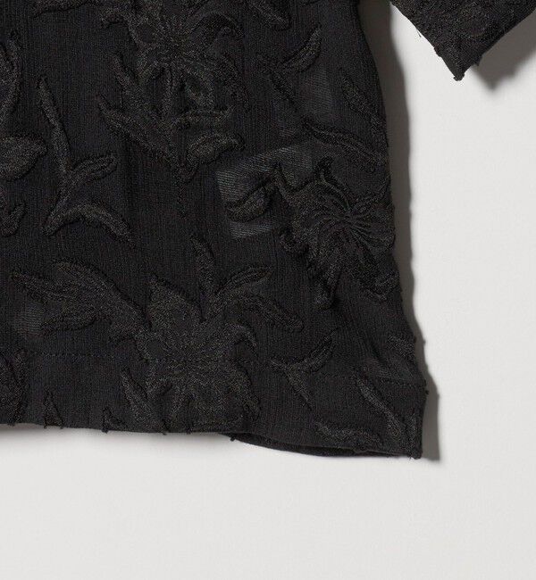 UNITED ARROWS green label relaxing「カット ジャガード ショートスリーブ シャツ」|シャツ・ブラウス|