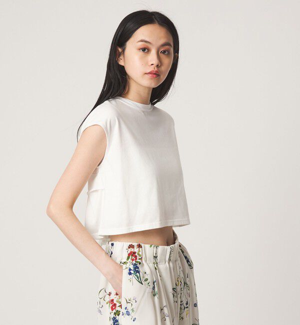 EMMEL REFINES「＜EMMEL REFINES＞EM 2リボン ショート プルオーバー」|Tシャツ・カットソー|