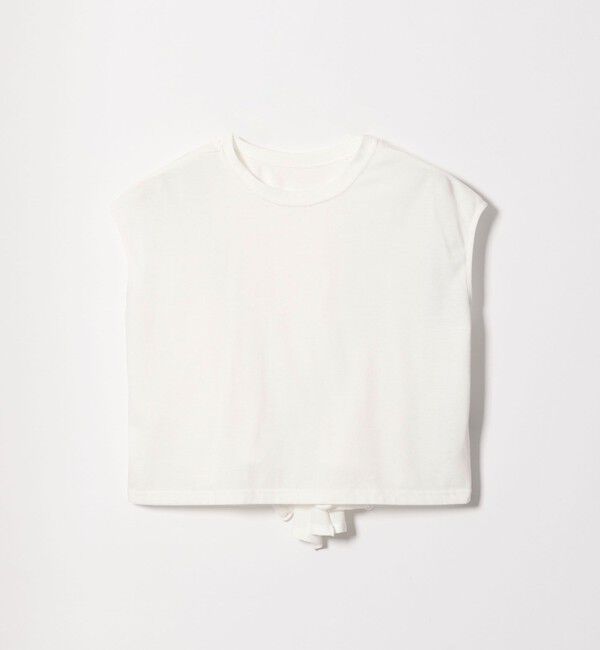 EMMEL REFINES「＜EMMEL REFINES＞EM 2リボン ショート プルオーバー」|Tシャツ・カットソー|
