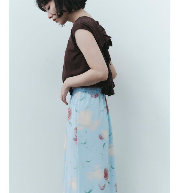 EMMEL REFINES「＜EMMEL REFINES＞EM 2リボン ショート プルオーバー」|Tシャツ・カットソー|
