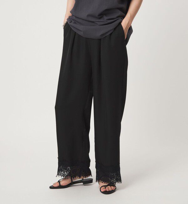 UNITED ARROWS green label relaxing「【WEB限定】＜at ease＞スソ レース パンツ」|その他|