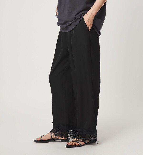 UNITED ARROWS green label relaxing「【WEB限定】＜at ease＞スソ レース パンツ」|その他|