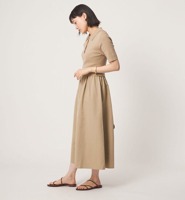 UNITED ARROWS green label relaxing「エリツキ ドッキング ショートスリーブ ワンピース」|ワンピース|