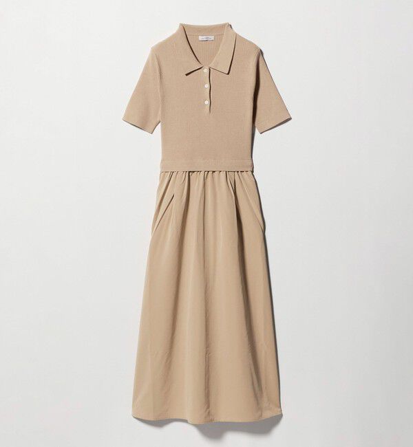 UNITED ARROWS green label relaxing「エリツキ ドッキング ショートスリーブ ワンピース」|ワンピース|