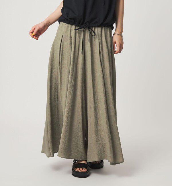 UNITED ARROWS green label relaxing「【WEB限定】＜at ease＞ボイル キュロット パンツ」|キュロット|