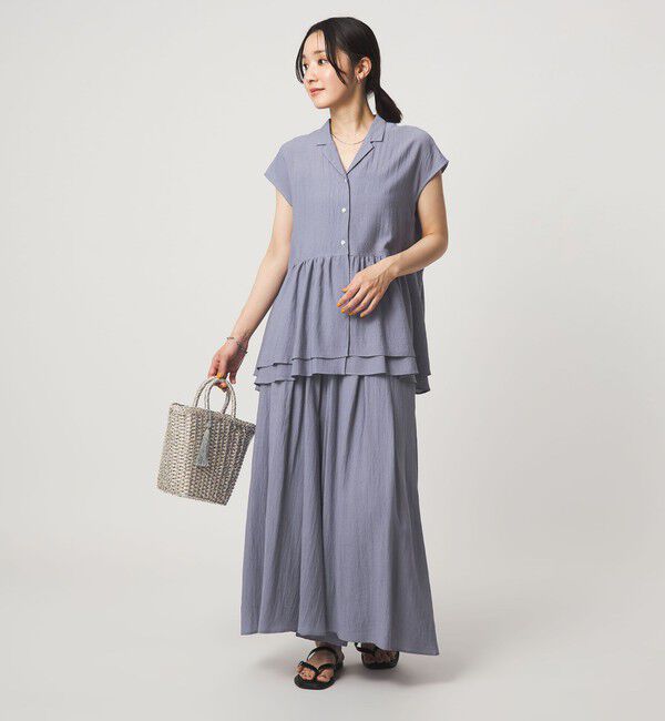 UNITED ARROWS green label relaxing「【WEB限定】＜at ease＞ボイル キュロット パンツ」|キュロット|