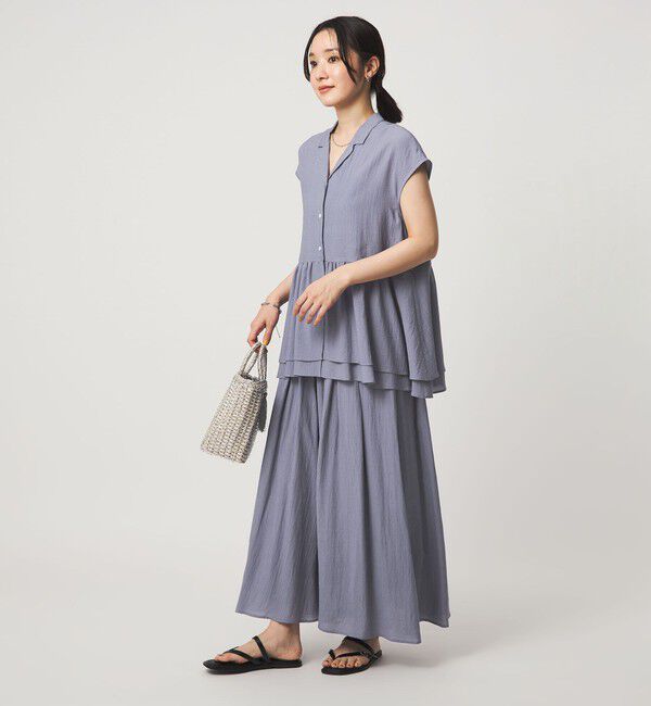 UNITED ARROWS green label relaxing「【WEB限定】＜at ease＞ボイル キュロット パンツ」|キュロット|