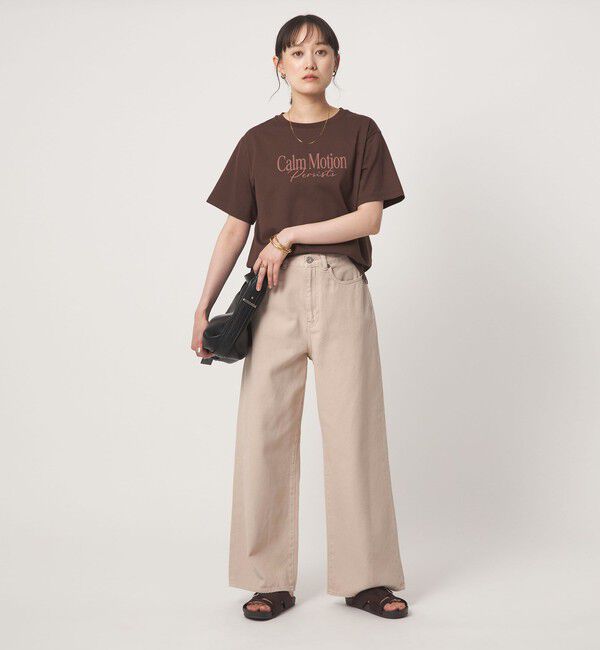 UNITED ARROWS green label relaxing「［size SHORT/TALLあり］ワイド デニム パンツ」|デニム|