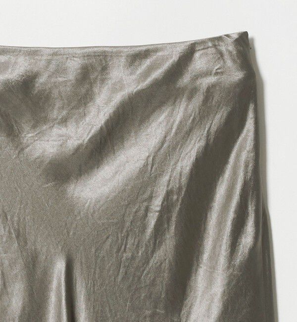 UNITED ARROWS green label relaxing「サテン ナロー スカート」|フレア|